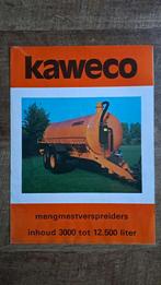 Folder KAWECO mengmestverspreiders,  giertonnen, Boeken, Catalogussen en Folders, Ophalen of Verzenden, Zo goed als nieuw, Folder