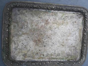 Authentieke Vintage Oosterse– Handgemaakt dienblad tin beschikbaar voor biedingen