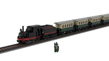 LEGO trein: MOC Rijtuig / Passagierswagon. beschikbaar voor biedingen