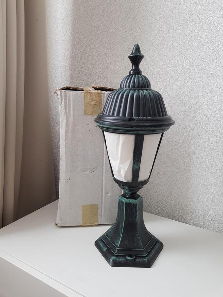 2 classic buitenlampen nieuw in de doos., Tuin en Terras, Buitenverlichting, Zo goed als nieuw, Wandlamp, Minder dan 50 watt, Netvoeding