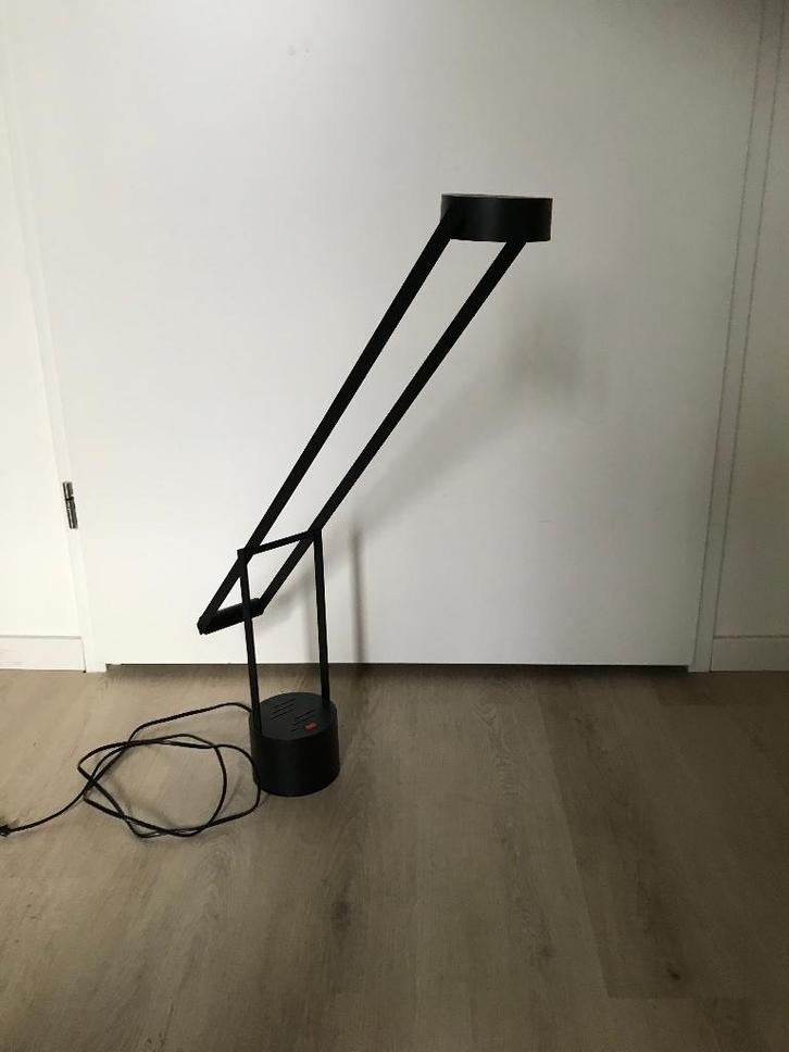 Vintage Design Lacri Italiaanse Bureau tafellamp, Huis en Inrichting, Lampen | Tafellampen, Gebruikt, Minder dan 50 cm, Metaal