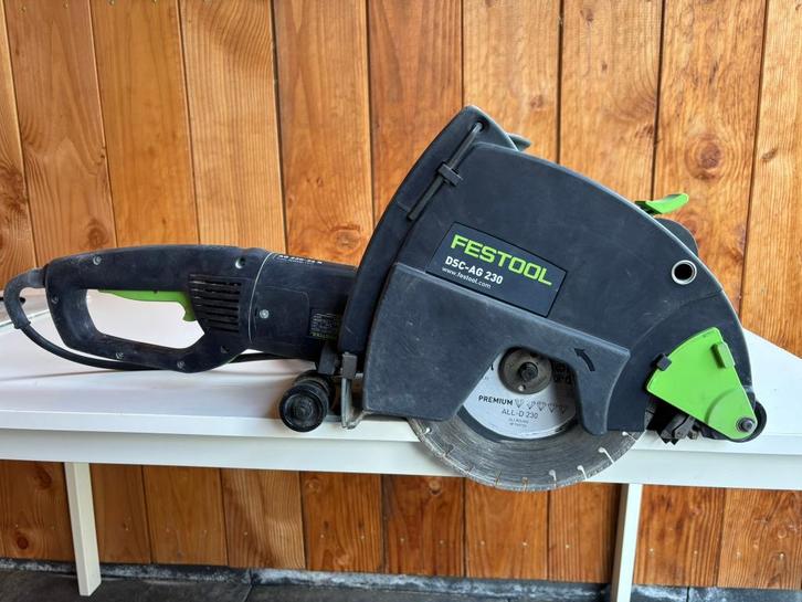 Festool DSC-AG 230 Diamant-doorslijpsysteem, Doe-het-zelf en Verbouw, Gereedschap | Slijpmachines, Gebruikt, Haakse handslijpmachine