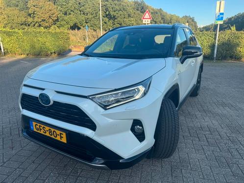 Toyota Rav4 Bi-Tone 2.5 Hybrid 218pk CVT 2022 Wit, Auto's, Toyota, Particulier, 360° camera, 4x4, ABS, Achteruitrijcamera, Airbags