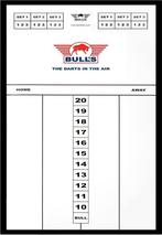 Bulls Glas Scorebord 60x30 cm à € 22,50 /st, Ophalen, Nieuw, Overige typen