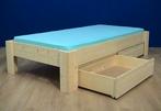massief houten 1-persoonsbed BAS met 2 laden, 85 tot 100 cm, Nieuw, Ophalen of Verzenden, Matras