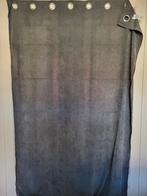Mooie grijze corduroy gordijnen Jysk, Huis en Inrichting, Ophalen, Gebruikt, 100 tot 150 cm, 200 cm of meer