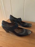Elegante zwart zilveren lakleren pumps van Hispanitas, mt 37, Pumps, Verzenden, Zwart, Hispanitas