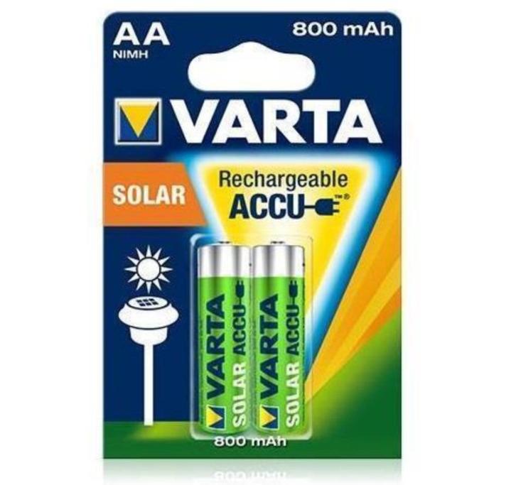 VARTA Solar Oplaadbare Batterijen - AA 800 mAh [NIEUW], Audio, Tv en Foto, Accu's en Batterijen, Nieuw, Ophalen
