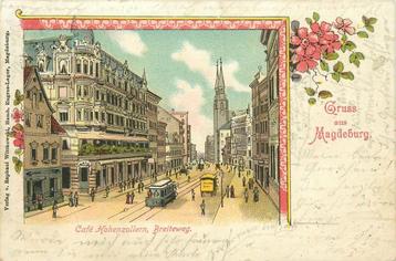 (701-274-029) Magdeburg Cafe Hohenzollern Breiteweg beschikbaar voor biedingen