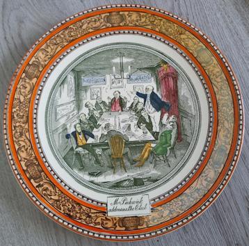 Een Charles Dickens bord van Adams Pickwick Papers beschikbaar voor biedingen