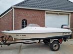 Speedboot 40pk yamaha trailer, Ophalen, Zo goed als nieuw, Minder dan 70 pk, 3 tot 6 meter