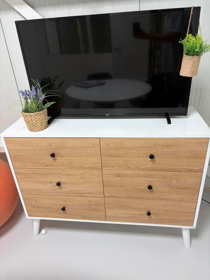 Witte opbergkast te koop, Huis en Inrichting, Kasten | Kledingkasten, Gebruikt, Minder dan 100 cm, 50 tot 100 cm, 25 tot 50 cm