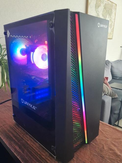 Budget game PC | Intel 8 Core | 32GB | RX580 8GB, Computers en Software, Desktop Pc's, Zo goed als nieuw, 3 tot 4 Ghz, HDD, SSD