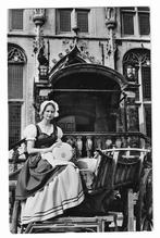 Gouda,Hart van Holland verwelkomt u(kaasmeisje), Verzenden, 1940 tot 1960, Gelopen, Zuid-Holland