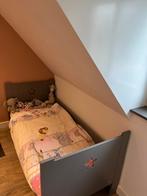 Peuterbed met toebehoren, Kinderen en Baby's, Kinderkamer | Bedden, 70 tot 85 cm, Zo goed als nieuw, Matras, 140 tot 160 cm