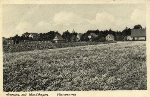 Groeten uit Beekbergen. - Panorama - B-keus - 1941gelopen, Verzamelen, Ansichtkaarten | Nederland, Gelopen, Gelderland, Ophalen of Verzenden