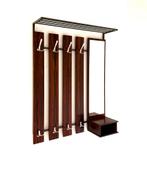 Vintage XL Rosewood wandkapstok ‘60, Wandkapstok, 100 tot 150 cm, Ophalen of Verzenden, Zo goed als nieuw