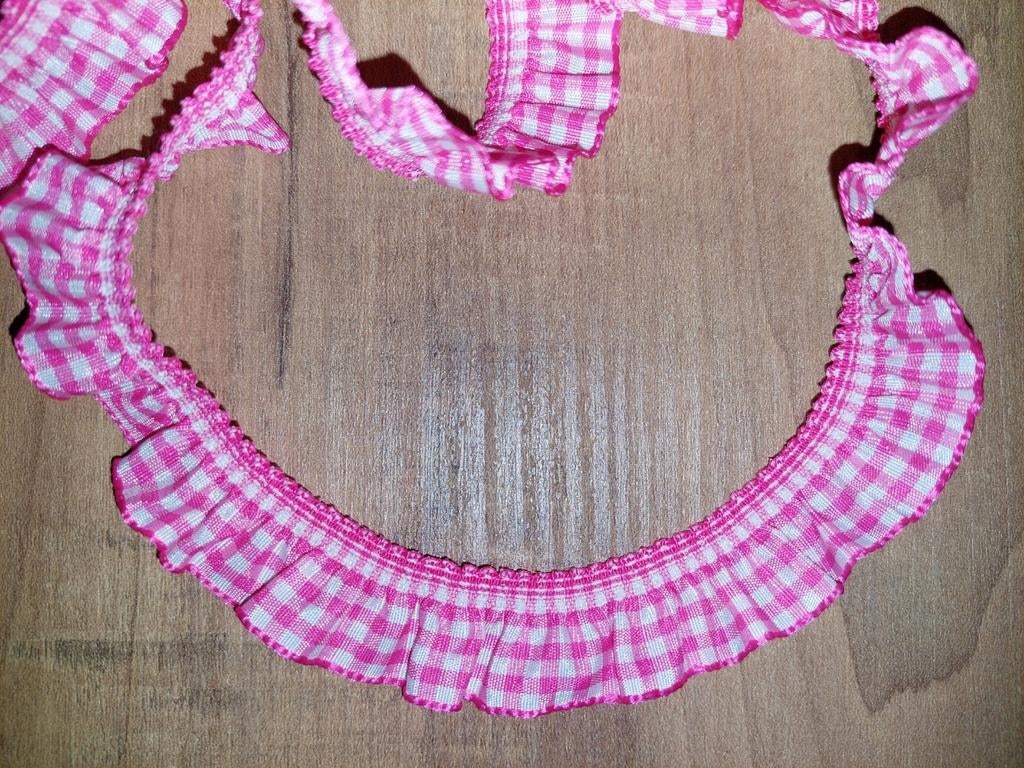 Roze rekbaar roezel band, Hobby en Vrije tijd, Naaien en Fournituren, Nieuw, Lint, Band of Elastiek, Ophalen of Verzenden