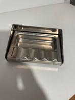 Kantelbare RVS Metalen Asbak, Ophalen of Verzenden