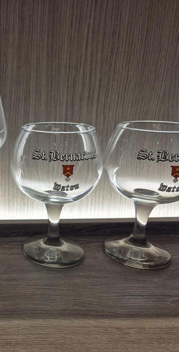 St Bernardus bierglazen 2x beschikbaar voor biedingen