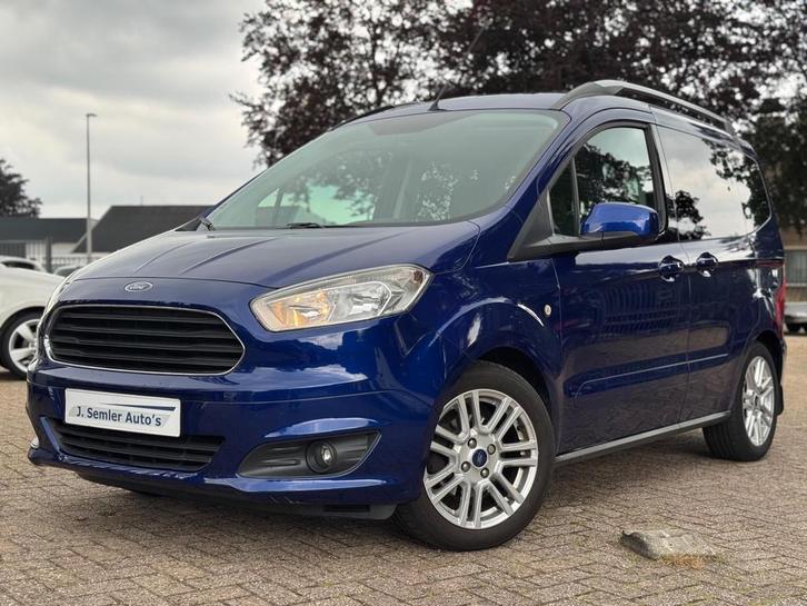 Ford Tourneo Courier 1.0 Titanium AIRCO STOELVERW. TREKHAAK, Auto's, Ford, Bedrijf, Te koop, Tourneo Courier, ABS, Airbags, Airconditioning