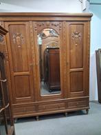 Antieke eiken linnenkast kleerkast met hang en leg  395,00, Huis en Inrichting, Kasten | Kledingkasten, Ophalen, 200 cm of meer