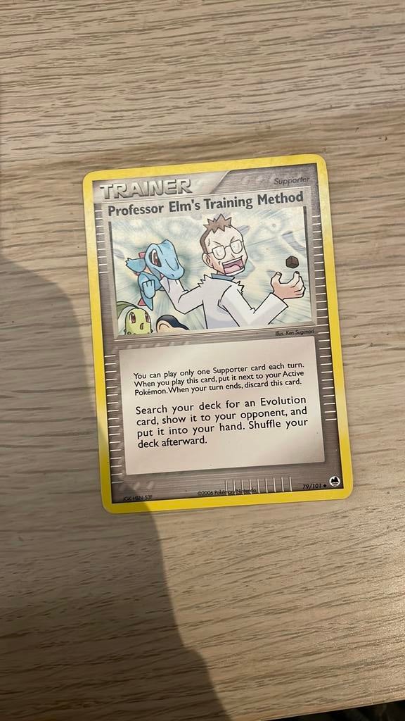 Professor Elm’s training method 79/101, Ophalen of Verzenden, Gebruikt, Losse kaart