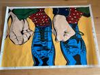 IKEA canvas Bjorksta PopArt “ I’m Going To Have Fun In Here”, Ophalen, Zo goed als nieuw