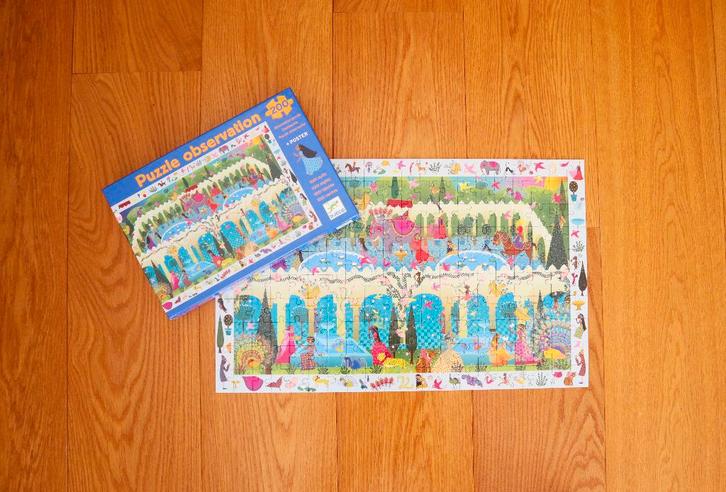 Djeco Observatiepuzzel 1001 nachten, 200 stuks, Kinderen en Baby's, Speelgoed | Kinderpuzzels, Zo goed als nieuw, 6 jaar of ouder