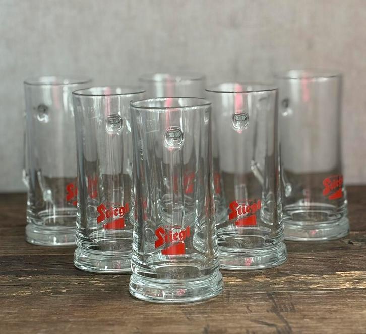 Originele Stiegl bierpullen 0,3 L 6 stuks, Verzamelen, Glas en Borrelglaasjes, Nieuw, Overige typen, Ophalen of Verzenden