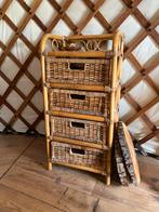 Rotan ladenkast, Huis en Inrichting, Kasten | Ladekasten, Ophalen, 25 tot 50 cm, 50 tot 100 cm, Minder dan 100 cm