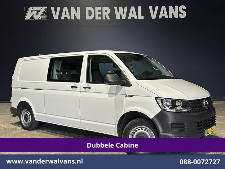 Volkswagen Transporter 2.0 TDI 150pk L2H1 Dubbele Cabine Eur, Auto's, Bestelauto's, Bedrijf, Te koop, ABS, Achteruitrijcamera