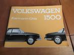 Uniek NL instructieboek Volkswagen Karmann-Ghia 1500 1963, Auto diversen, Handleidingen en Instructieboekjes, Ophalen of Verzenden