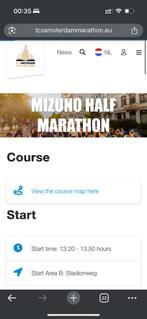 Need Amsterdam tcs/Mizuno half marathon ticket, Eén persoon, Overige soorten, Overige typen