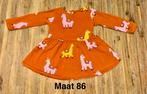 Hema Jurkje Maat 86 - Lama Print, Meisje, Jurkje of Rokje, Ophalen of Verzenden, Zo goed als nieuw