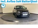 Fiat 500E CABRIO Icon 42 kWh | Navigatie | Automatische airc, Auto's, Stof, 4 stoelen, Zwart, Origineel Nederlands