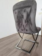 2 Eric Kuster Stoelen - Grijs Velvet - Perfecte Staat, Ophalen of Verzenden