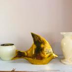 Vintage Midcentury messing maanvis beeldje, Antiek en Kunst, Verzenden, Koper
