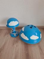 Set tafel- en hanglamp blauw met wolken IKEA, Kinderen en Baby's, Kinderkamer | Inrichting en Decoratie, Ophalen of Verzenden