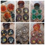 Handgemaakte onderzetters, Ophalen of Verzenden, Nieuw, Glas of Kopje