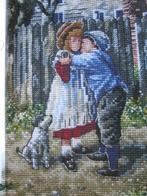 Borduurpatroon  Ot en Sien Kusje  nr 5876, Hobby en Vrije tijd, Borduren en Borduurmachines, Verzenden, Nieuw, Handborduren, Patroon