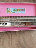 Hohner Echo Mondharmonica, Gebruikt, Overige typen, Ophalen of Verzenden, Met koffer of doosje