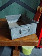 Vintage Philips Metalen Bakken (4 stuks), Huis en Inrichting, Woonaccessoires | Kisten, Ophalen, Minder dan 50 cm, Gebruikt, 50 tot 100 cm