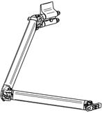 Thule Omnistor knikarm rechts 5200 260, Caravans en Kamperen, Camper-accessoires, Ophalen of Verzenden, Gebruikt