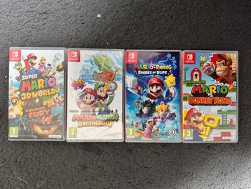 Mario games voor de Switch beschikbaar voor biedingen