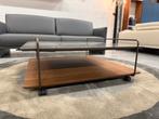 Nieuw Rolf Benz 931 534 Salontafel Noten Natuursteen Tafel, Huis en Inrichting, Tafels | Salontafels, Vierkant, Nieuw, Minder dan 50 cm