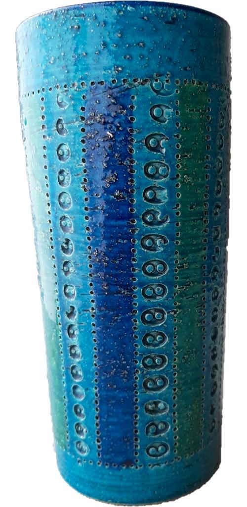Bitossi vaas Aldo Londi Rimini Blue, Antiek en Kunst, Antiek | Vazen, Ophalen of Verzenden