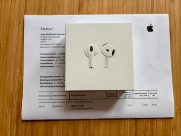 Apple AirPods 4, nieuw in ongeopende verpakking. Incl. bon beschikbaar voor biedingen