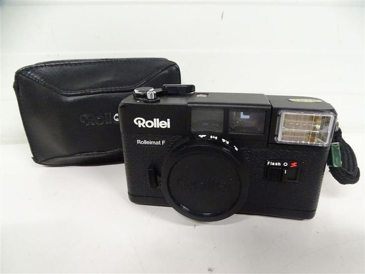 A6346. Rollei Rolleimat F met Opberghoes, Audio, Tv en Foto, Fotocamera's Analoog, Gebruikt, Compact, Overige Merken, Ophalen of Verzenden