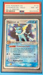 Vaporeon EX PSA 8 (DS 110) EX Delta Species, Ophalen of Verzenden, Zo goed als nieuw